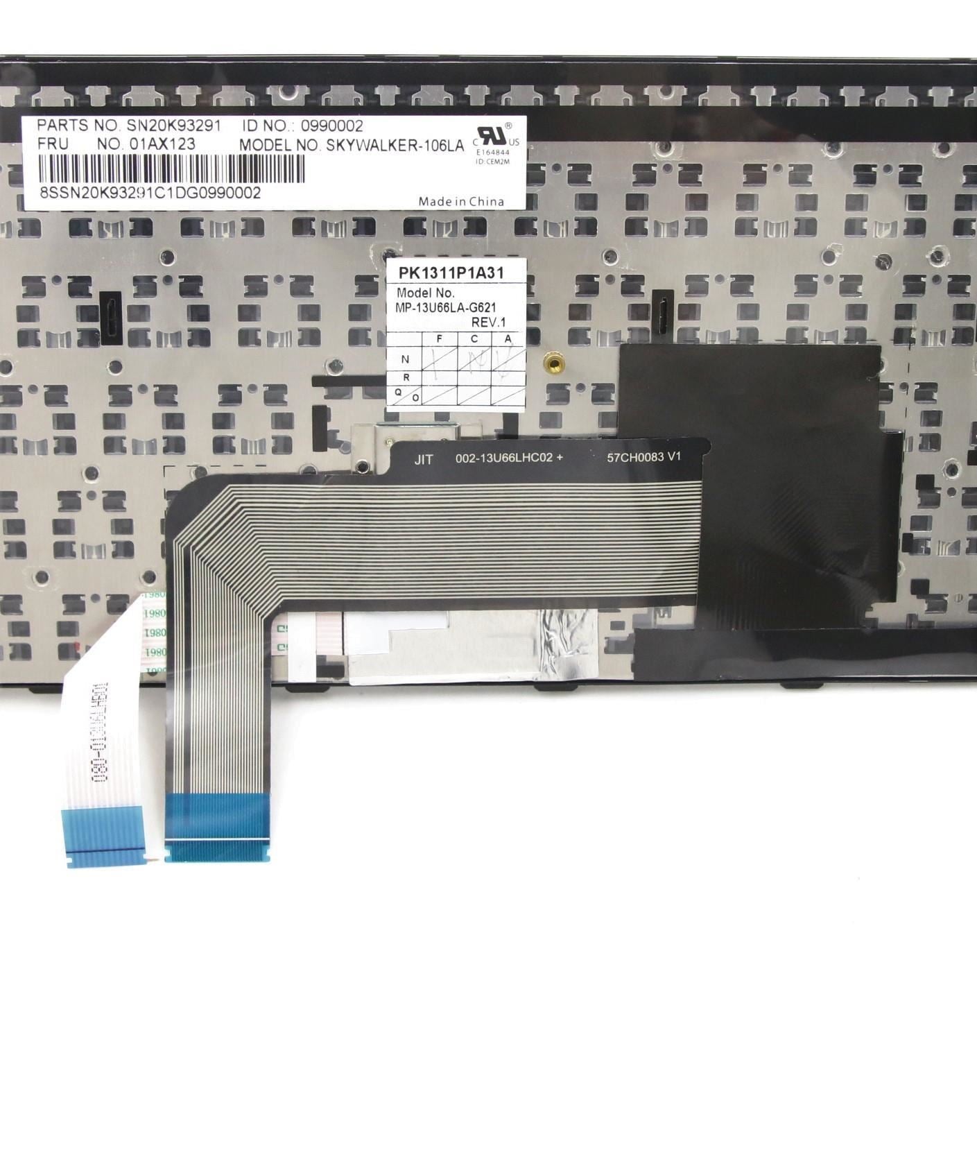 Lenovo ThinkPad E575 Keyboard Latin Spanish Black 01AX123