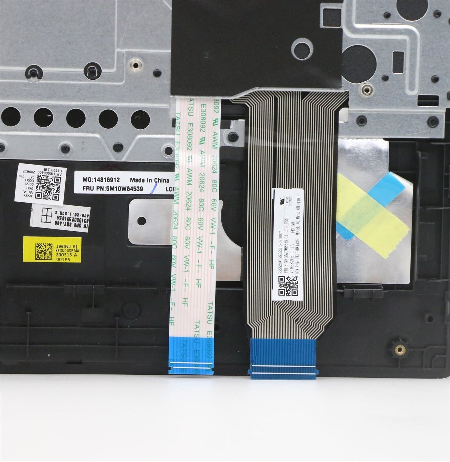 Lenovo ThinkPad E15 Gen 2 Palmrest Cover Touchpad Keyboard Japanese 5M10W64539