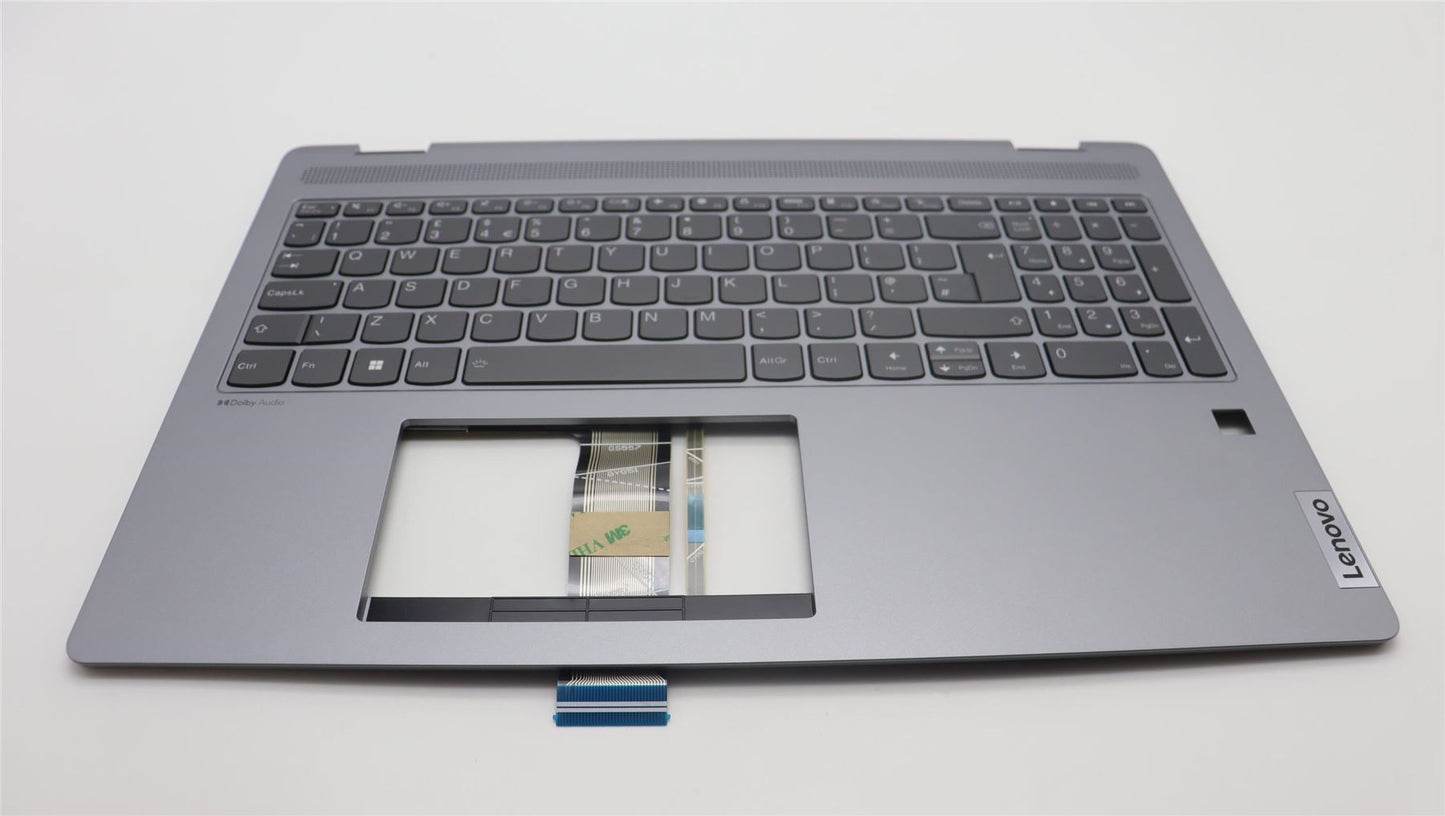 Lenovo IdeaPad 5 16IRU8 Keyboard Palmrest Top Cover UK Arctic Grey 5CB1L30962