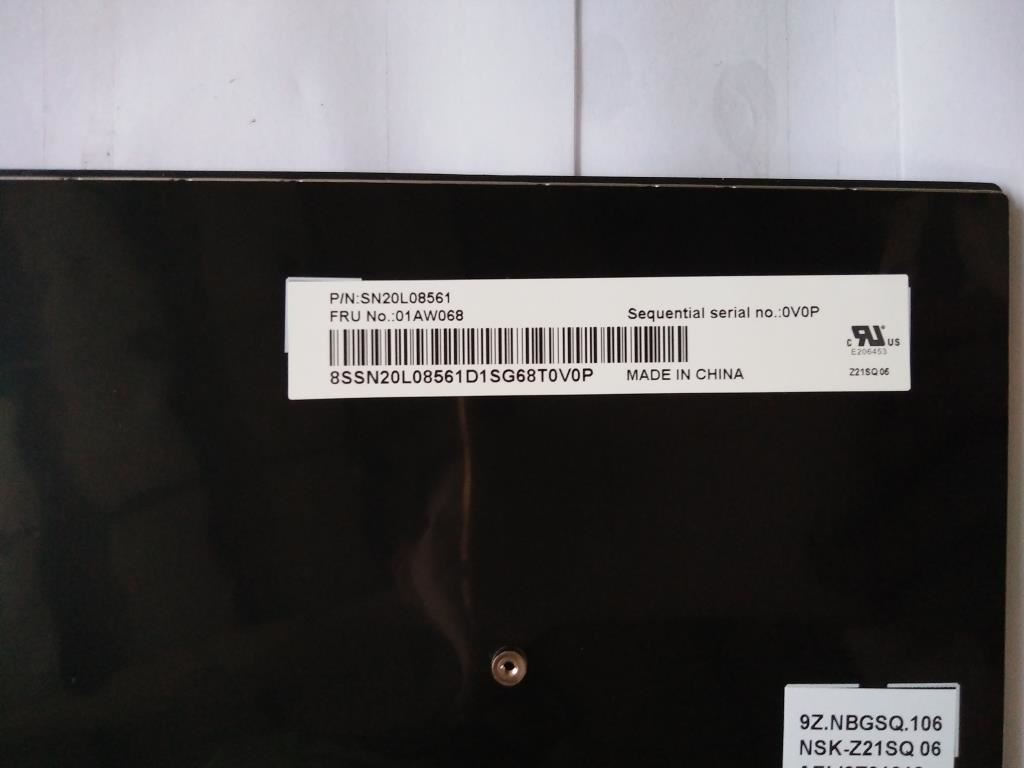 Lenovo Chicony Portuguese Keyboard 01AW029