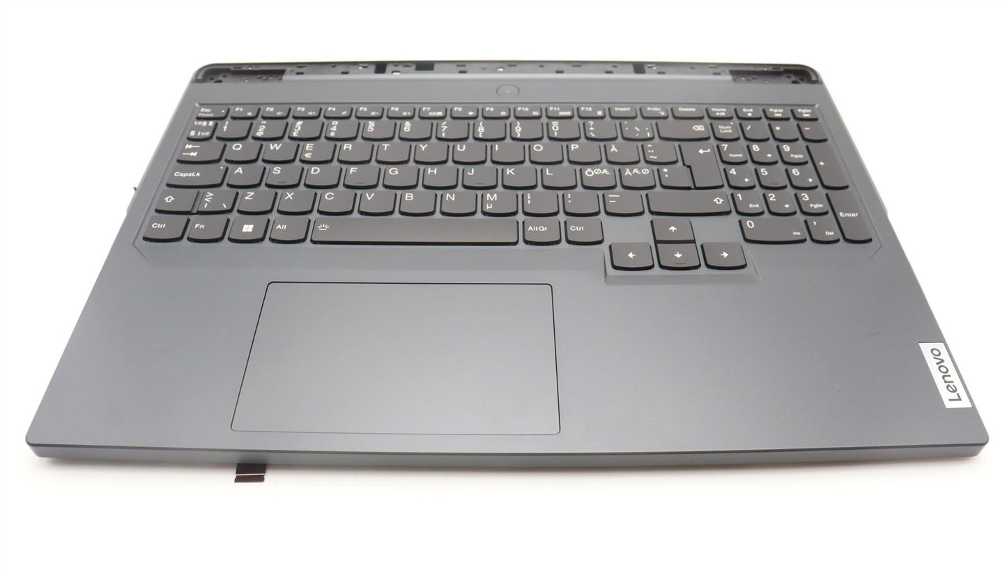 Lenovo Legion 5 16ARX8 Palmrest Cover Touchpad Keyboard Nordic 5CB1L54637