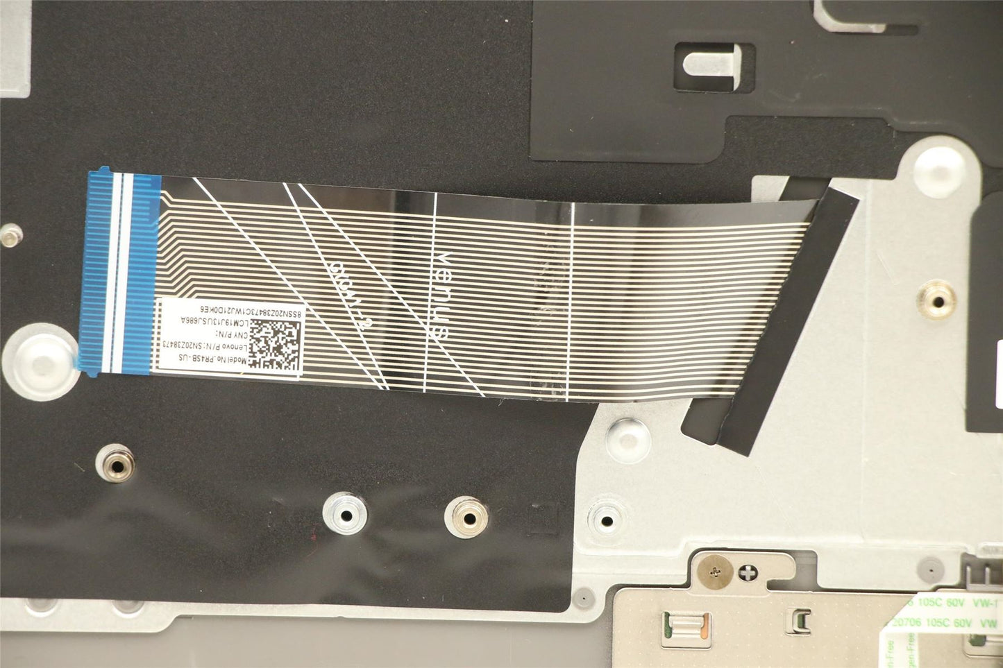 Lenovo ThinkBook 14 G3 ITL Palmrest Touchpad Cover Keyboard US Grey 5CB1D33546