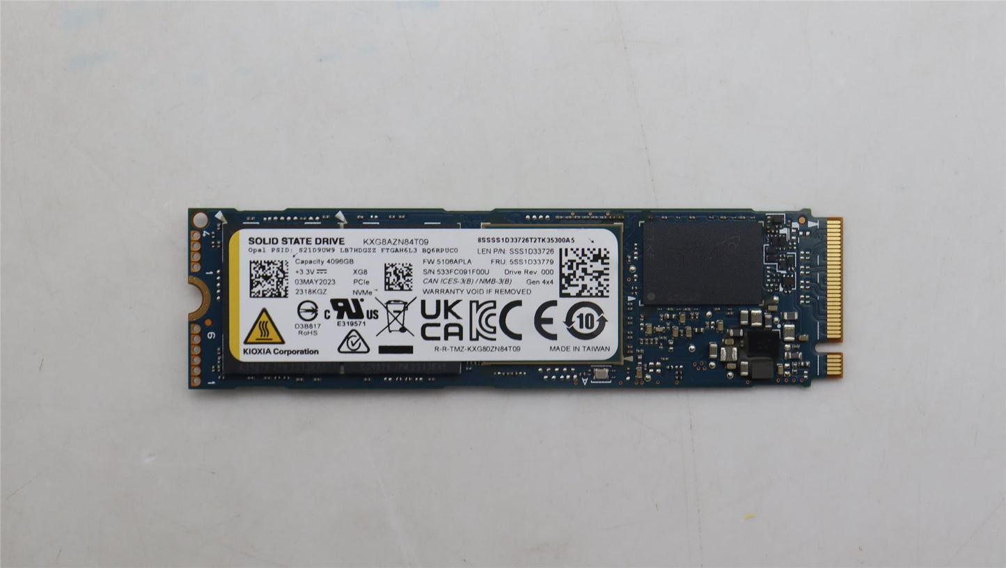 Lenovo ThinkStation P16 Gen 2 P1 Gen 6 P620 Solid State Drive SSD 5SS0V26445