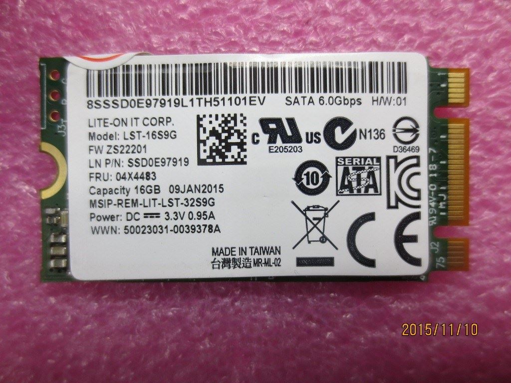 Lenovo Chromebox L440 Yoga X240s W540 Chromebox Solid State Drive SSD 00UP430