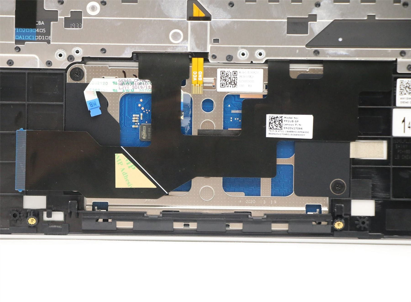 Lenovo IdeaPad S540-13IML Keyboard Palmrest Top Cover Spanish Grey 5CB0W43736