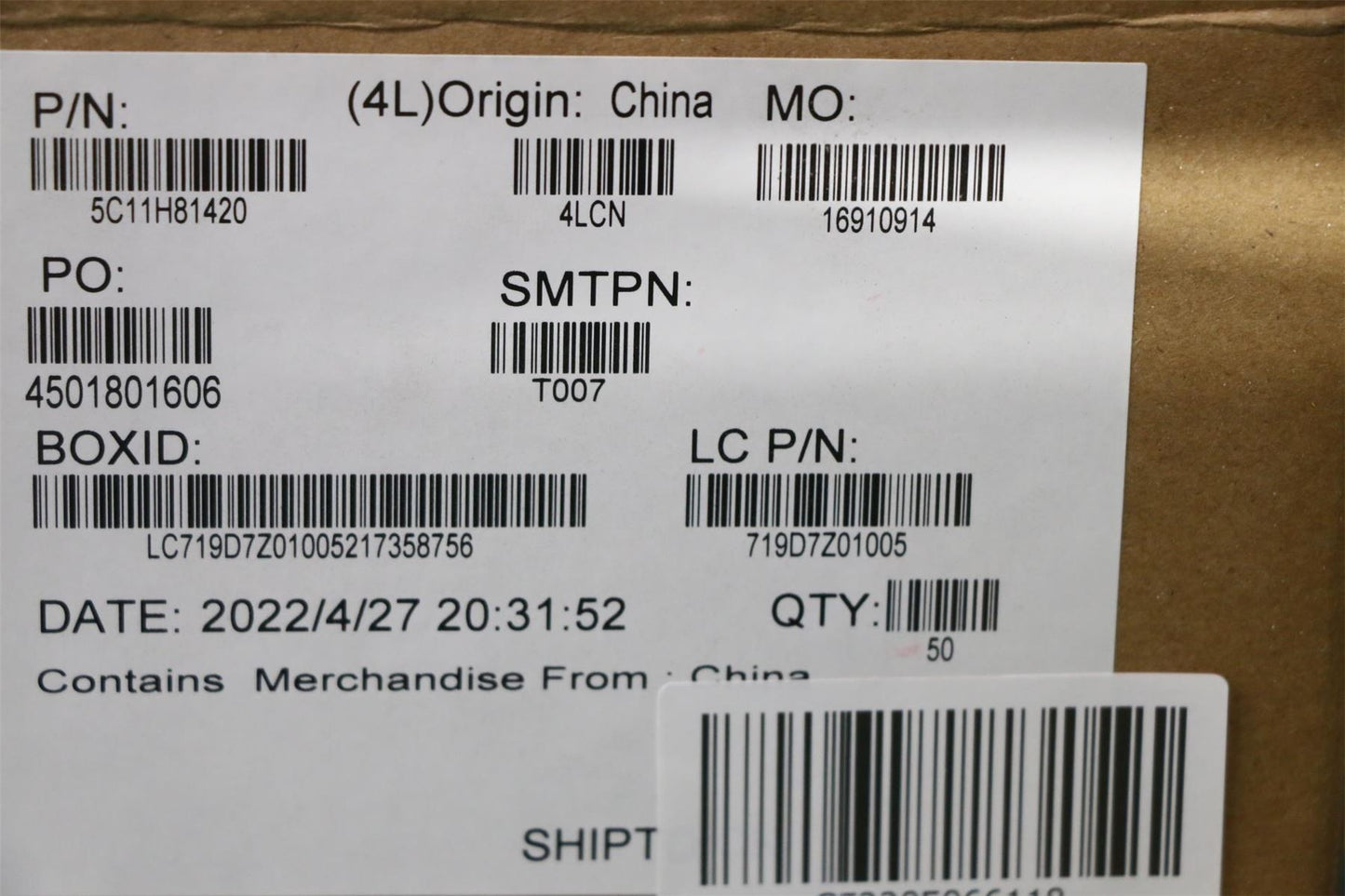 Lenovo FRU H-CONN SET 2DA M/B-LCD FHD FPC 5C11H81420