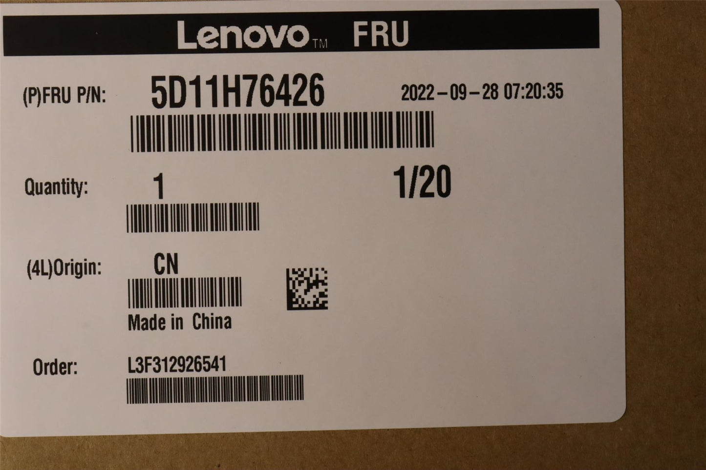 Lenovo ThinkPad X13 3 LCD Screen Display Panel 13.3" 5D11H76426