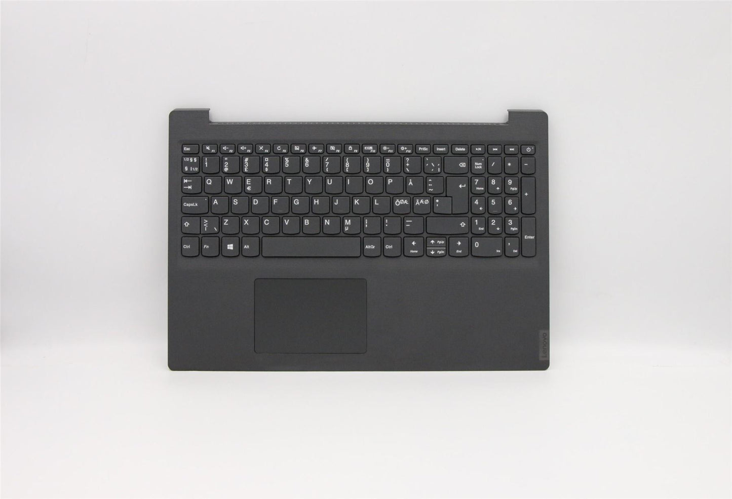 Lenovo V15-IWL Palmrest Touchpad Cover Keyboard Nordic Grey 5CB0W44084
