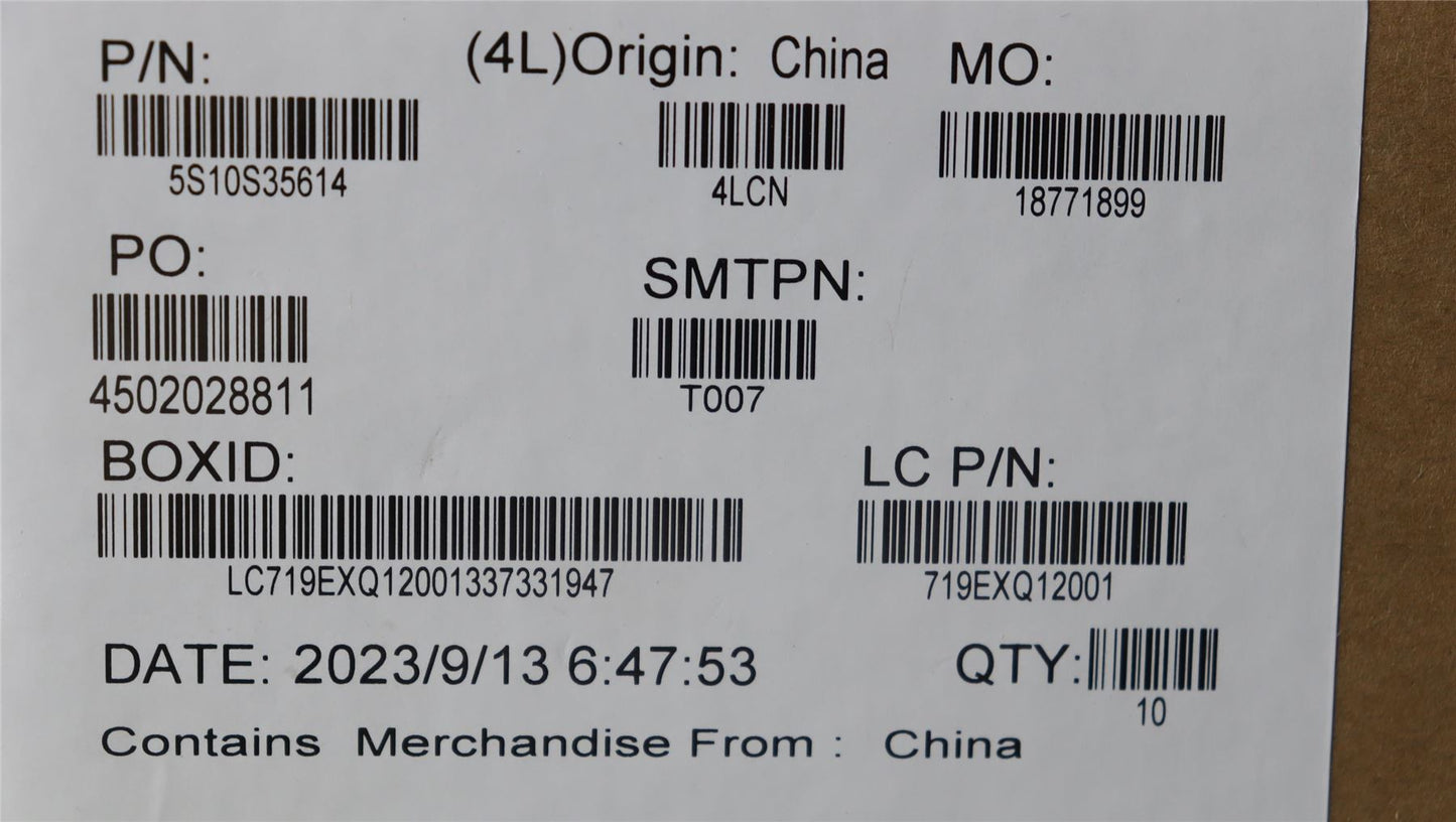 Lenovo SCREW Screw L 83FS Kits 5S10S35614