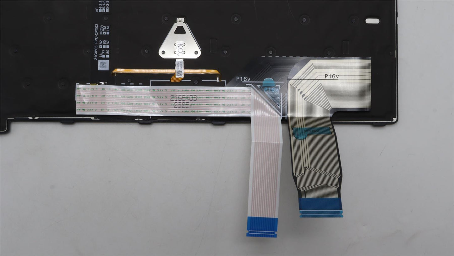 Lenovo ThinkPad P16v 1 P16s 2 L15 4 T16 2 Keyboard US Europe Black 5N21K05029