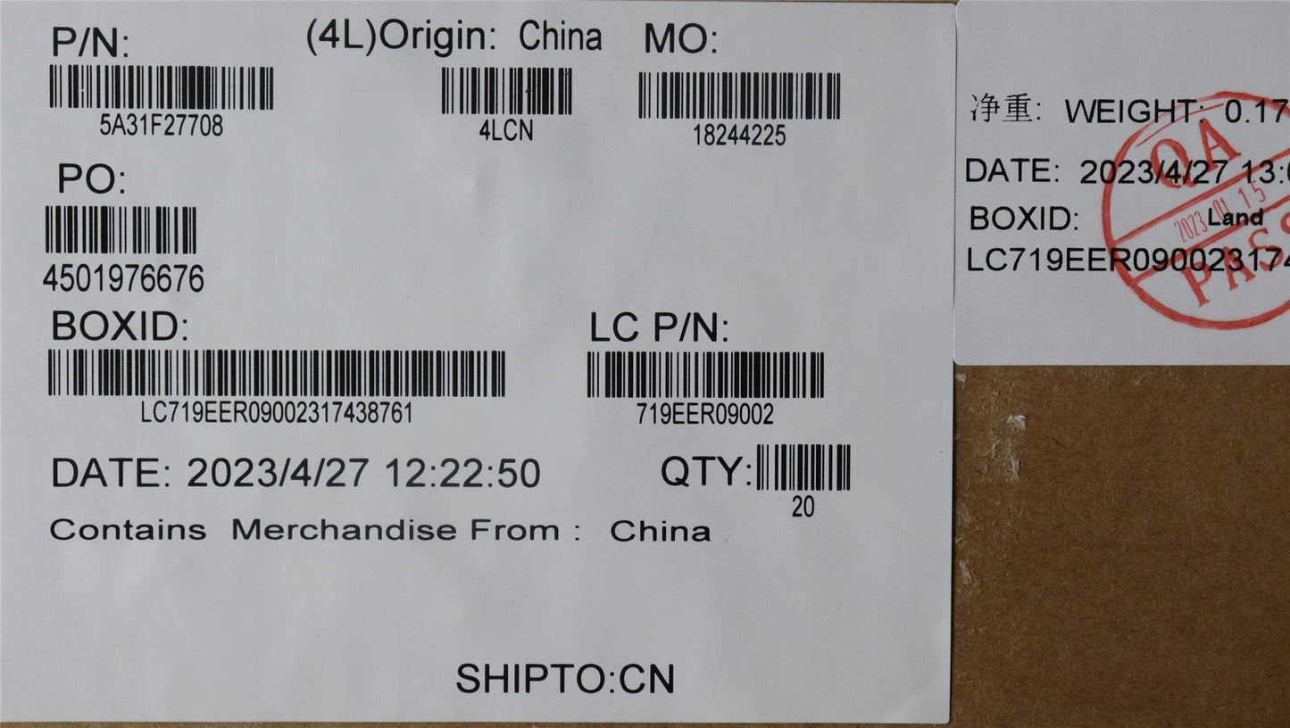 Lenovo Fru, SE10 WIFI MAIN SMA CABLE 5A31F27708