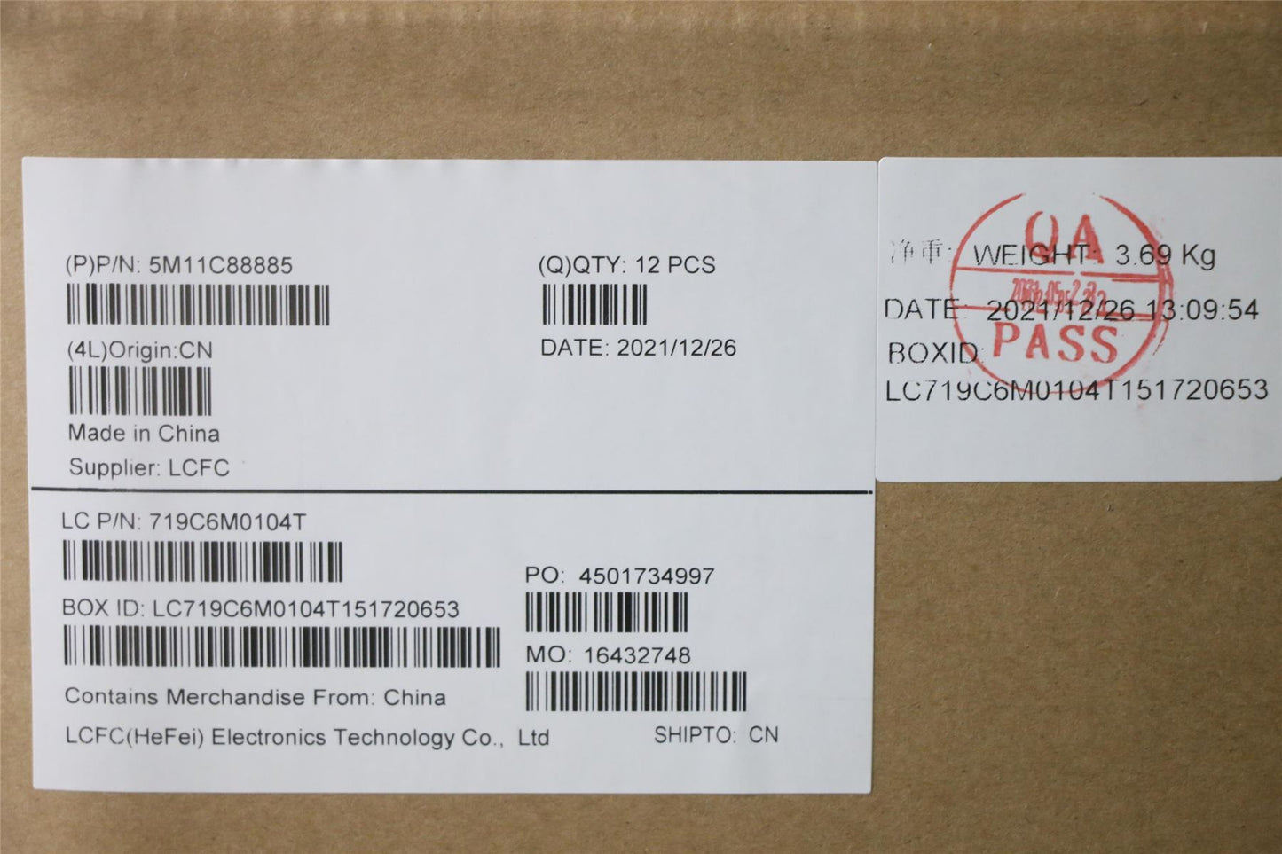 Lenovo ThinkPad P17 Gen 2 s Keyboard 5M11C88885