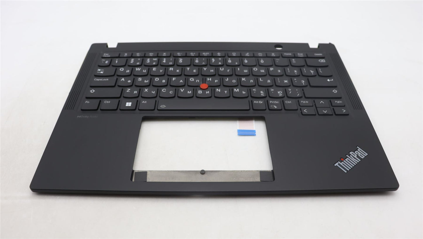 Lenovo ThinkPad X13 Gen 4 Keyboard Palmrest Top Cover Russian Black 5M11L86022