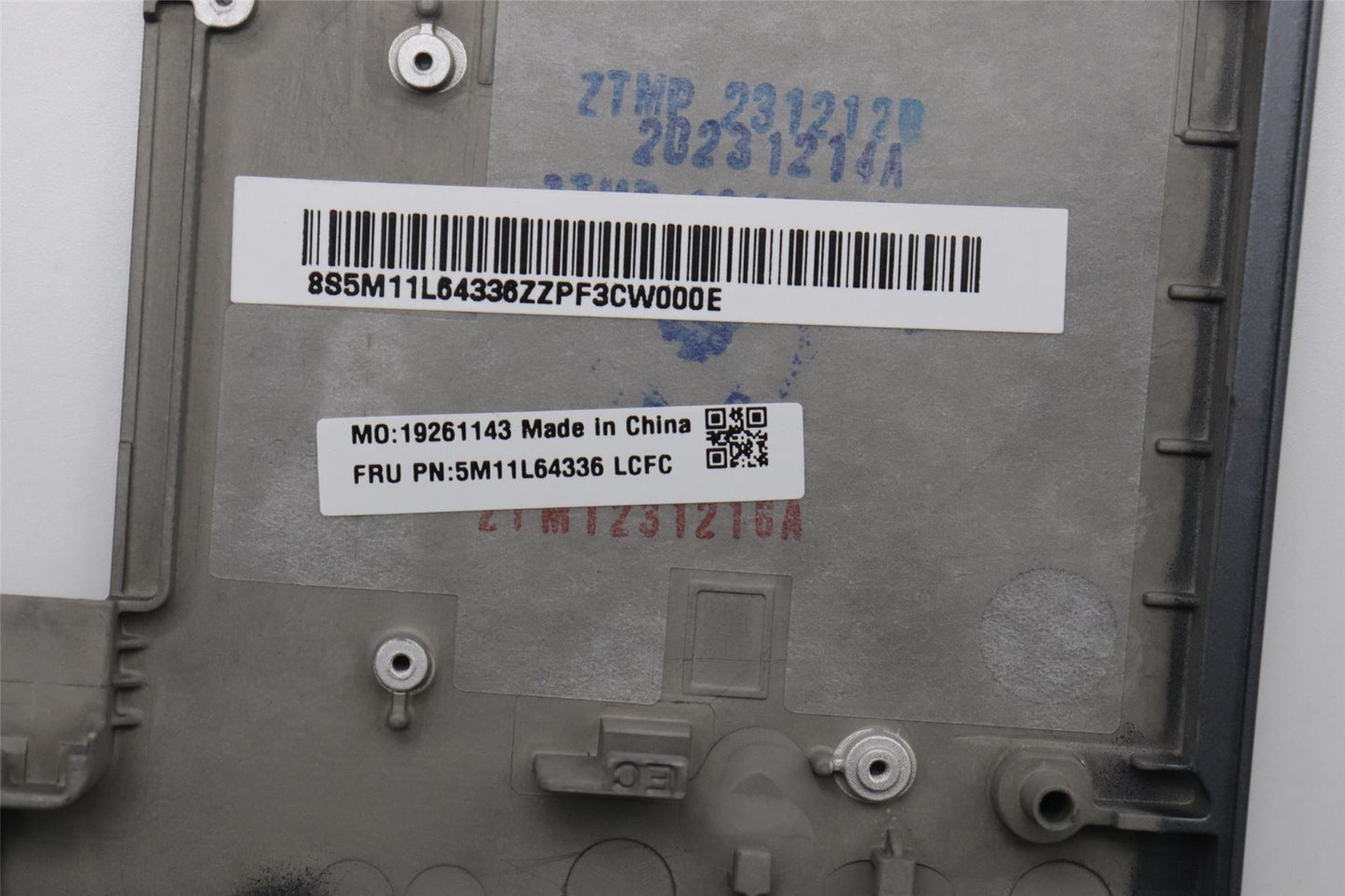 Lenovo ThinkPad X13 Gen 4 Keyboard Palmrest Top Cover Hungarian Grey 5M11L64336