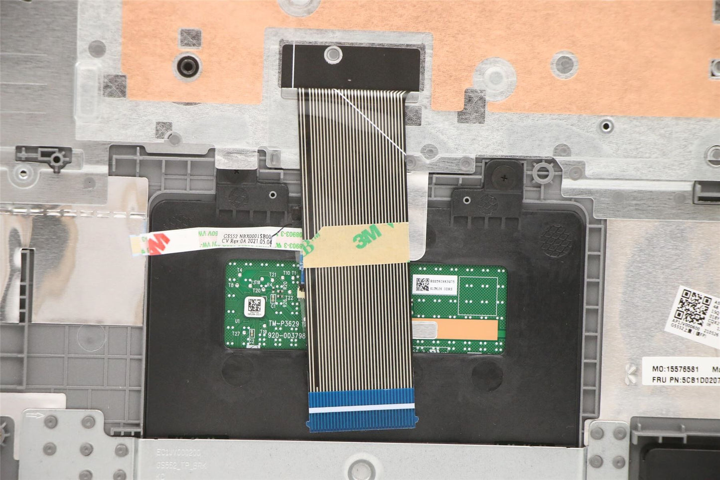 Lenovo IdeaPad 3-15ARE05 3-15IIL05 Keyboard Palmrest Top Cover German 5CB1D02073