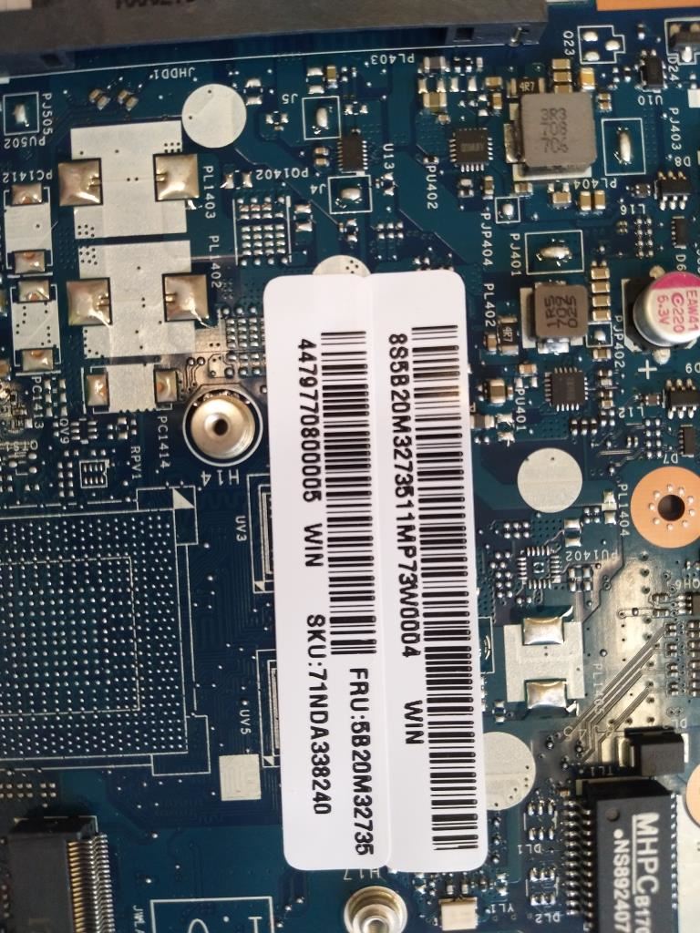 Lenovo 5B20M32735 MB C 80VBWIN I77500U UMA NBLFP