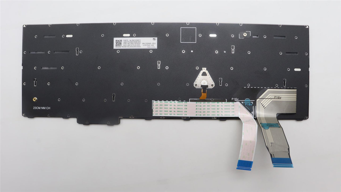 Lenovo ThinkPad P16v Gen 1 L15 Gen 4 T16 Gen 2 Keyboard 5N21K05041