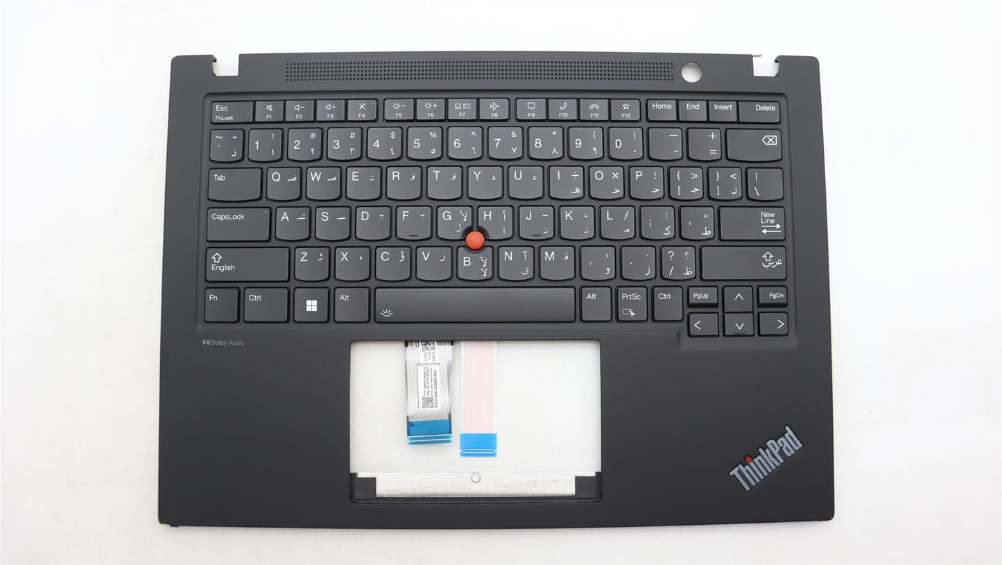 Lenovo ThinkPad T14s Gen 4 Keyboard Palmrest Top Cover Arabic Black 5M11J05848