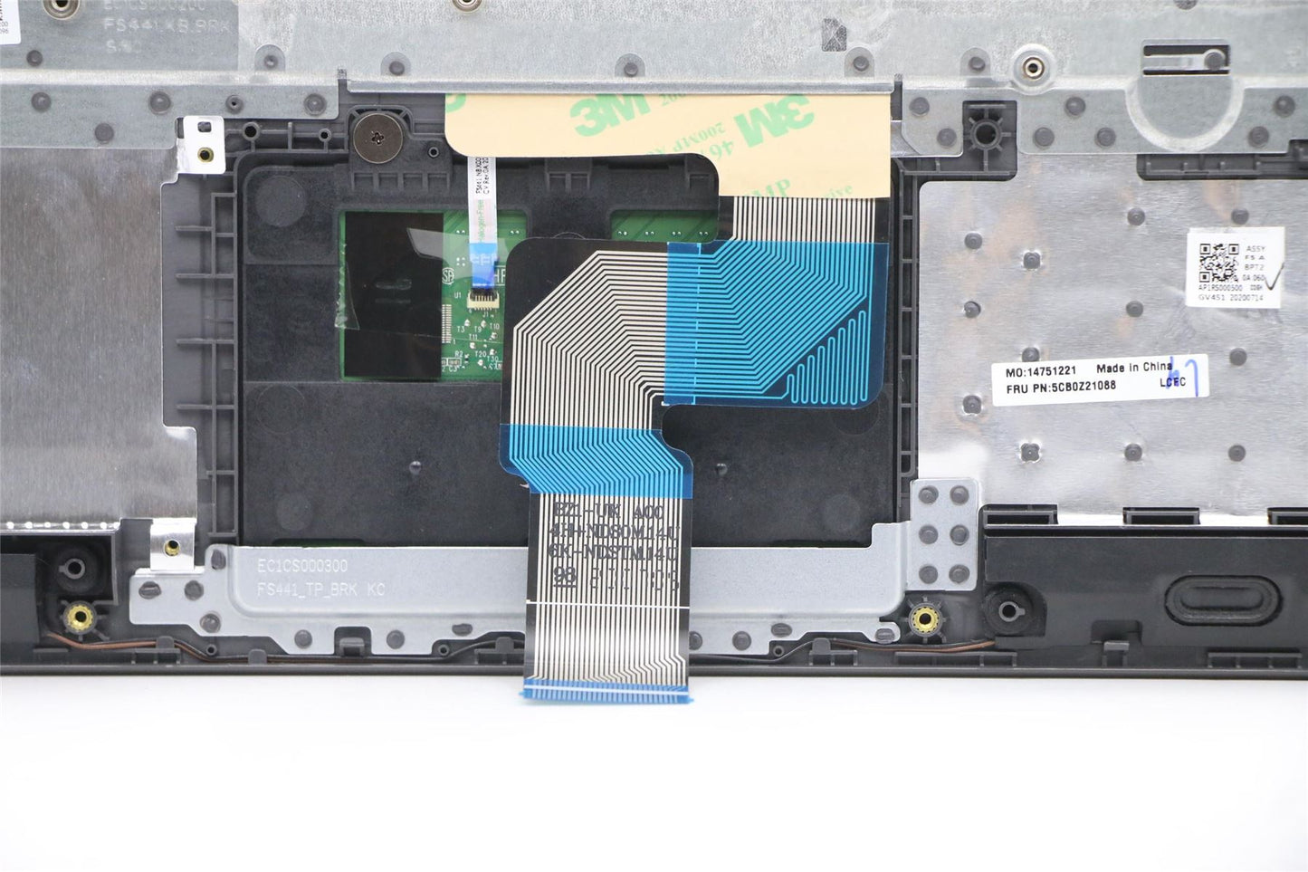 Lenovo V14-ADA Palmrest Cover Keyboard UK Grey Left Right Speaker Set 5CB0Z21088