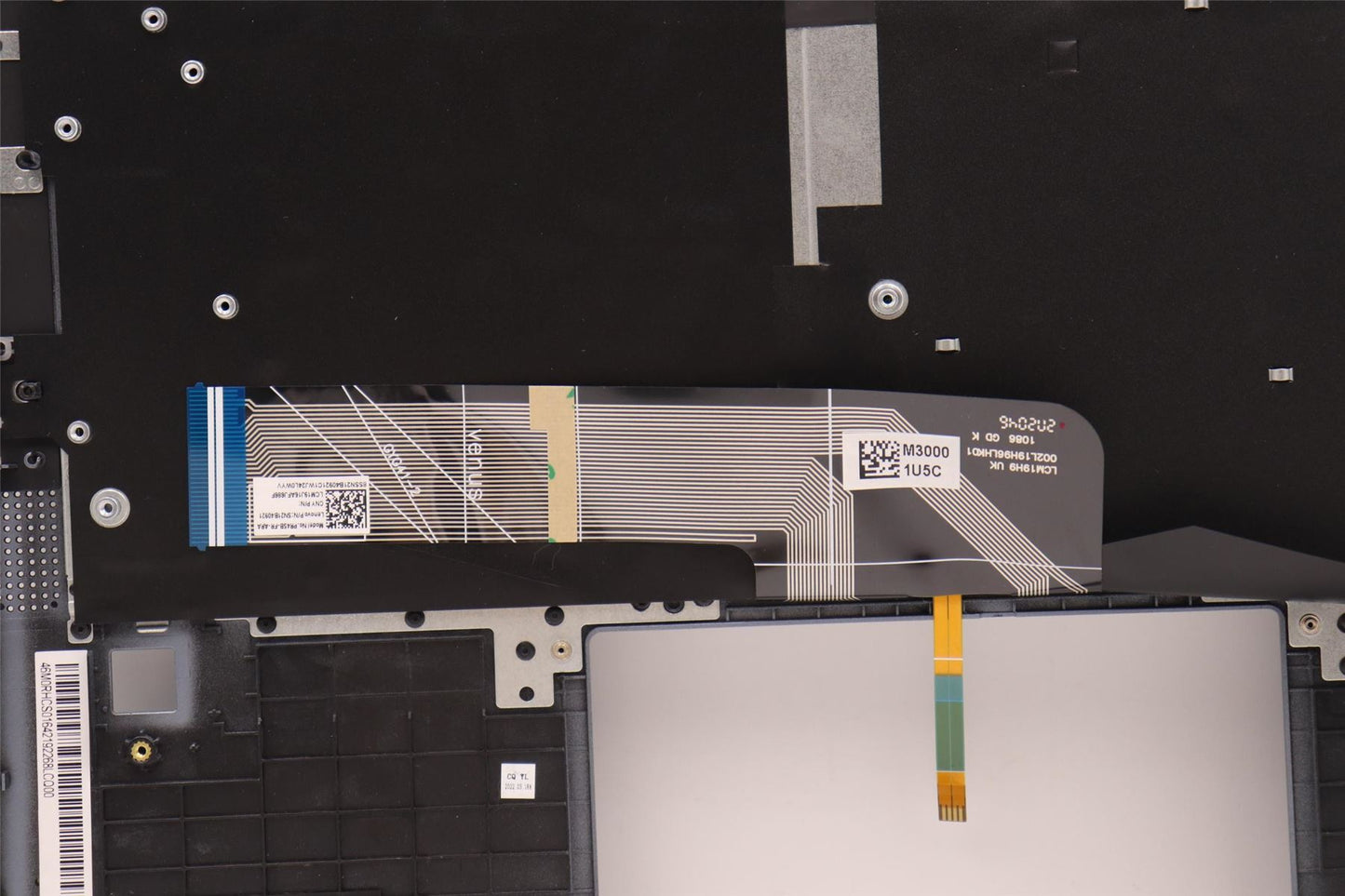 Lenovo IdeaPad 5 14IAU7 Keyboard Palmrest Top Cover French Arabic 5CB1H80033