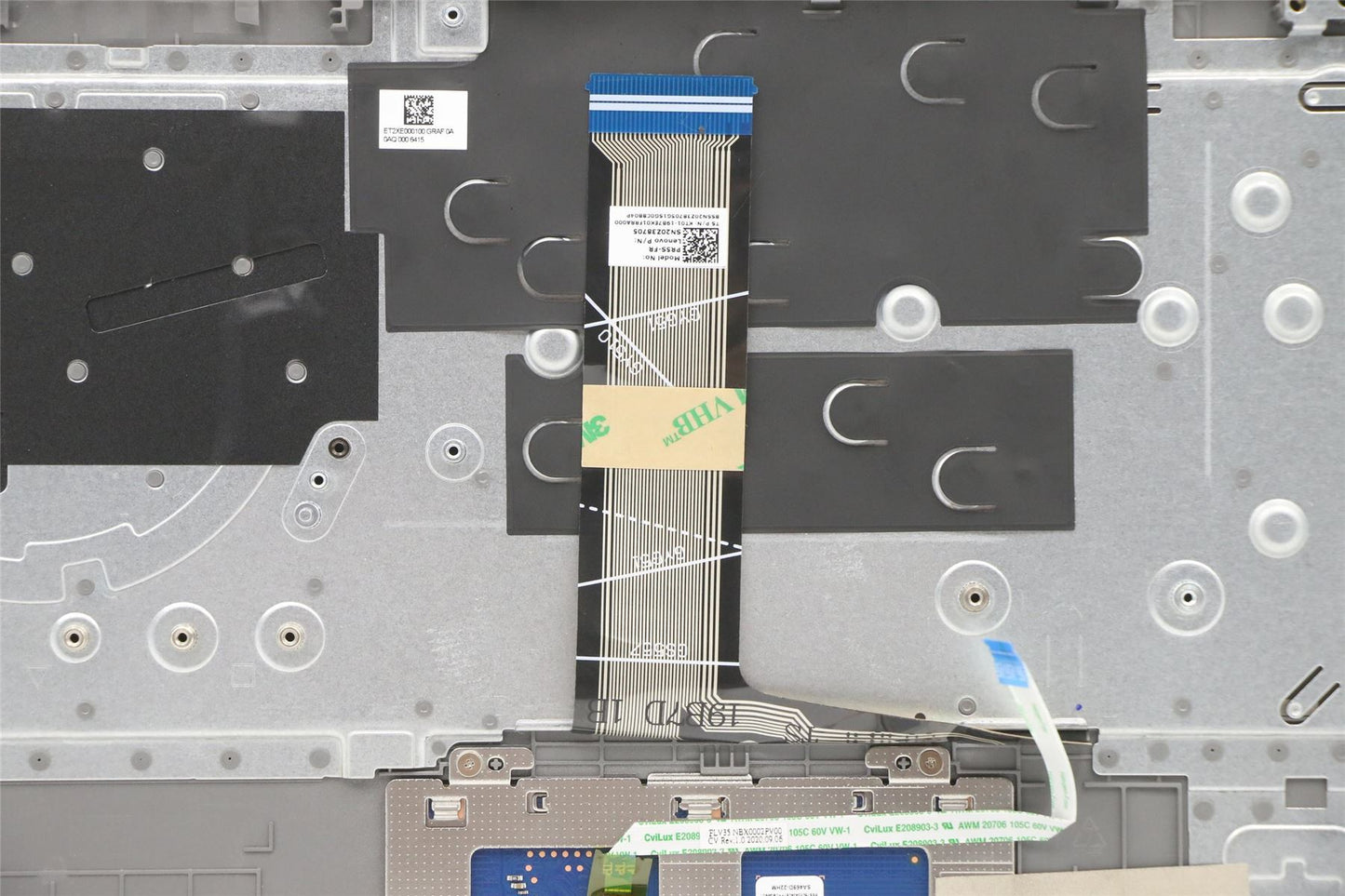 Lenovo ThinkBook 15 G2 ITL Tastatur Handballenauflage Obere Abdeckung Französisch Grau 5CB1B35071