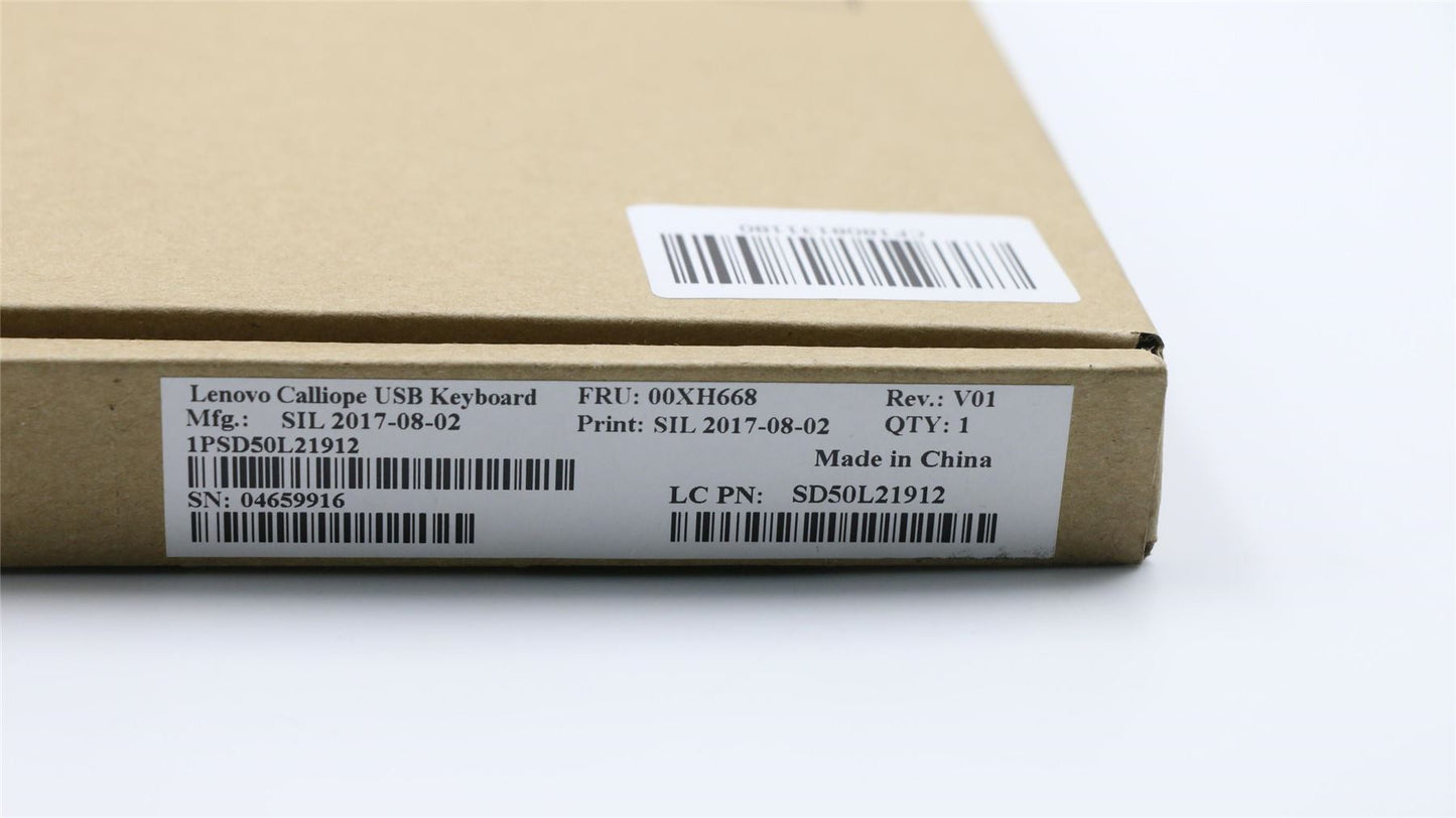 Lenovo IdeaCentre 510-22ISH USB Wired Keyboard Slovakian White 00XH668