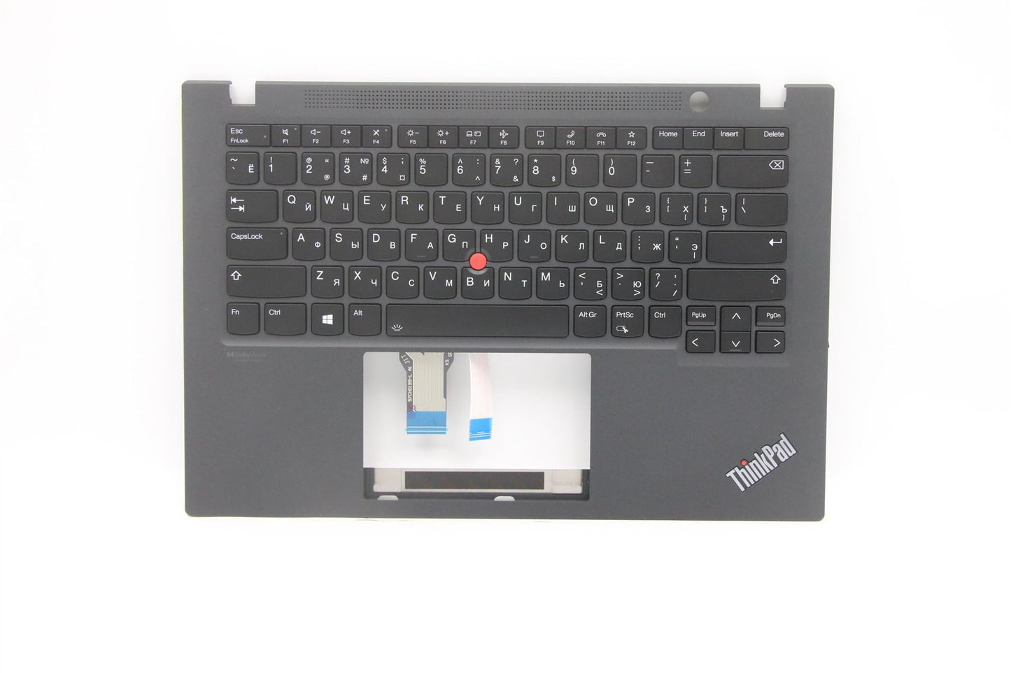 Lenovo ThinkPad T14s Gen 2 Keyboard Palmrest Top Cover Russian Black 5M11C47973