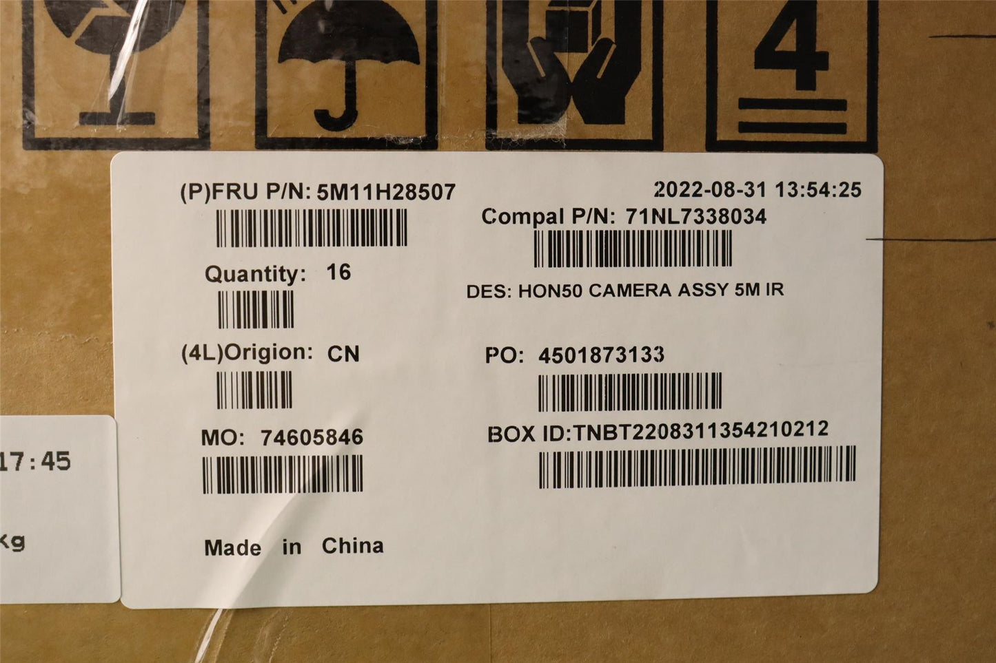 Lenovo MECH_ASM Camera_5MIR,N50a-24 5M11H28507