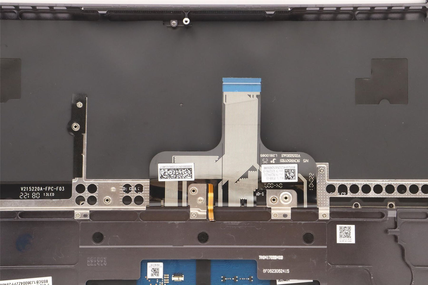 Lenovo Yoga 7 ProX 14ARH7 Keyboard Palmrest Top Cover US Grey 5CB1J36004