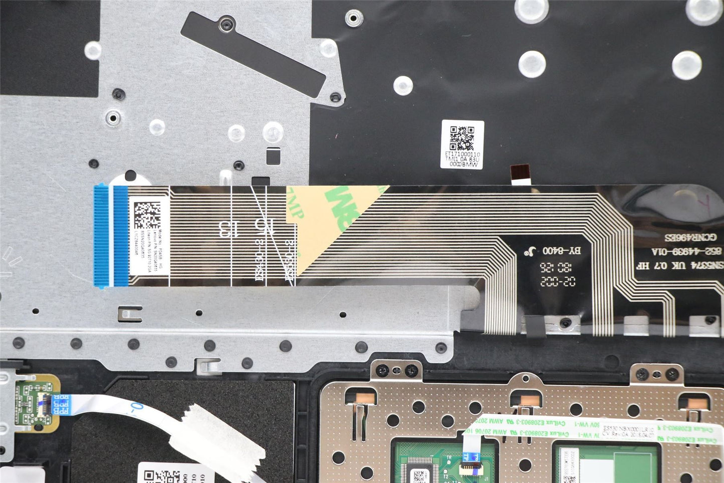 Lenovo IdeaPad 530S-15IKB Keyboard Palmrest Top Cover Hungarian Grey 5CB0R12536