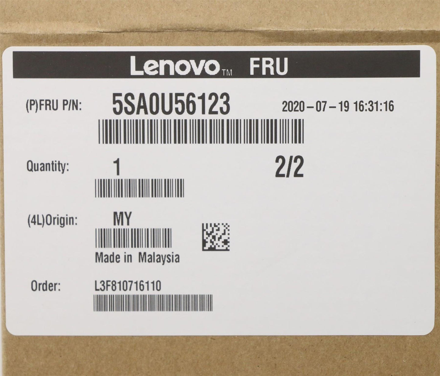 Lenovo ThinkStation P520 CPU Processor 5SA0U56123