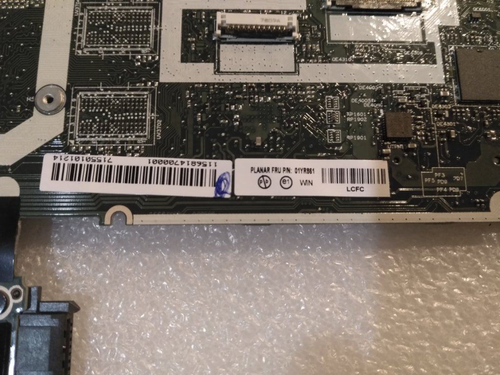 Lenovo 01YR861 BDPLANAR WIN,i5-6300,N-AMT,UMA,HTPM