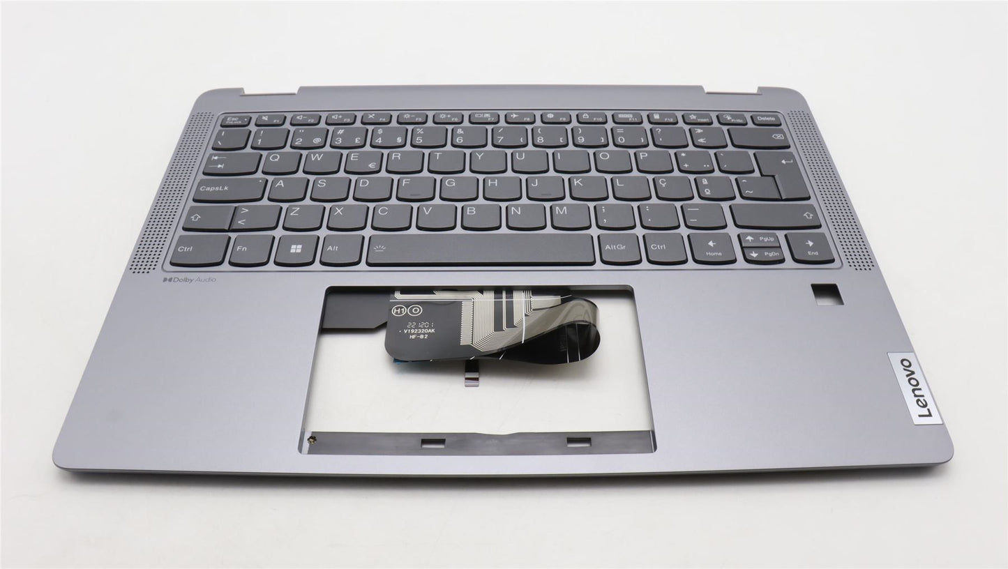 Lenovo IdeaPad 5 14ABR8 Palmrest Cover Touchpad Keyboard Portuguese 5CB1K20791