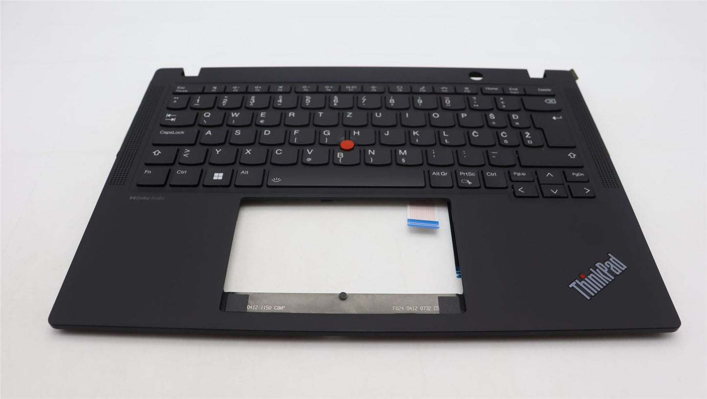 Lenovo ThinkPad X13 Gen 4 Keyboard Palmrest Top Cover Slovenian Black 5M11H94552
