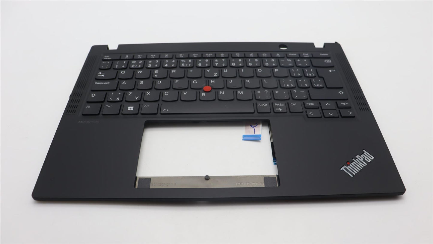 Lenovo ThinkPad X13 Gen 4 Keyboard Palmrest Top Cover Black Backlit 5M11L85893