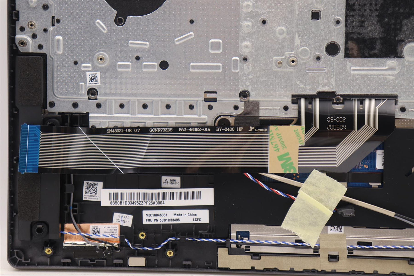 Lenovo Upper Case ASM_ITA L82M8 GY NBL 5CB1D33495