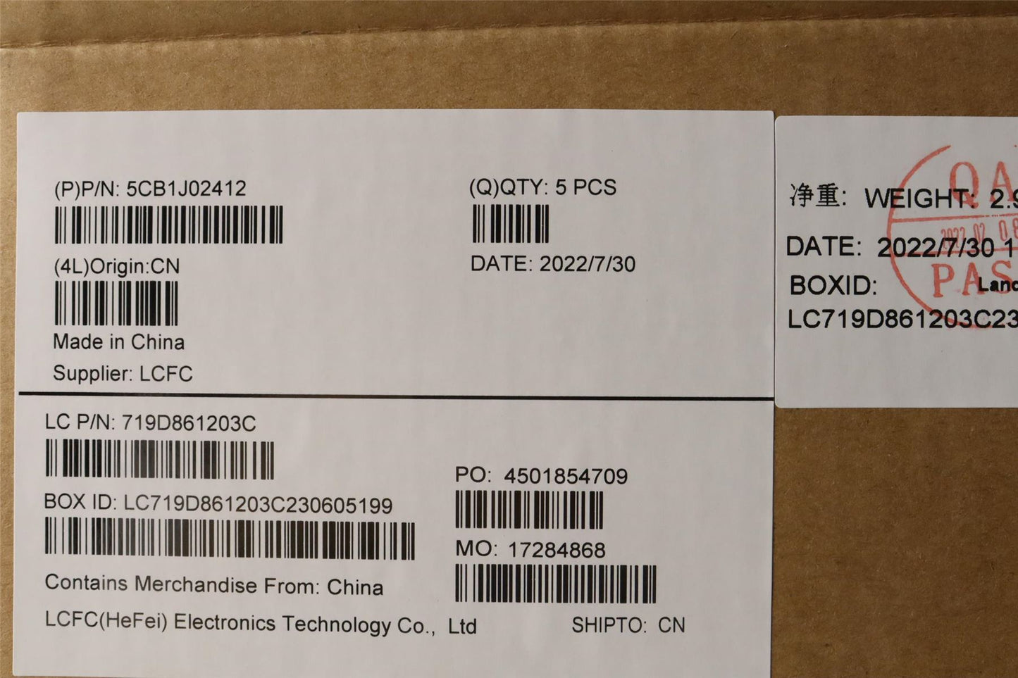 Lenovo Upper Case ASM_SWS L82QE FPSG 5CB1J02412
