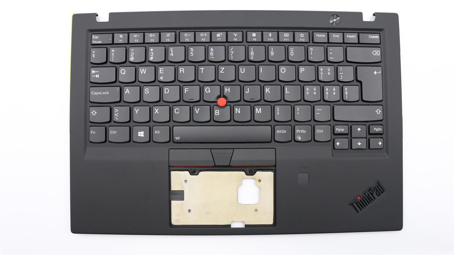 Lenovo Carbon X1 6th Keyboard Palmrest Top Cover Swiss Black Backlit 01YR631