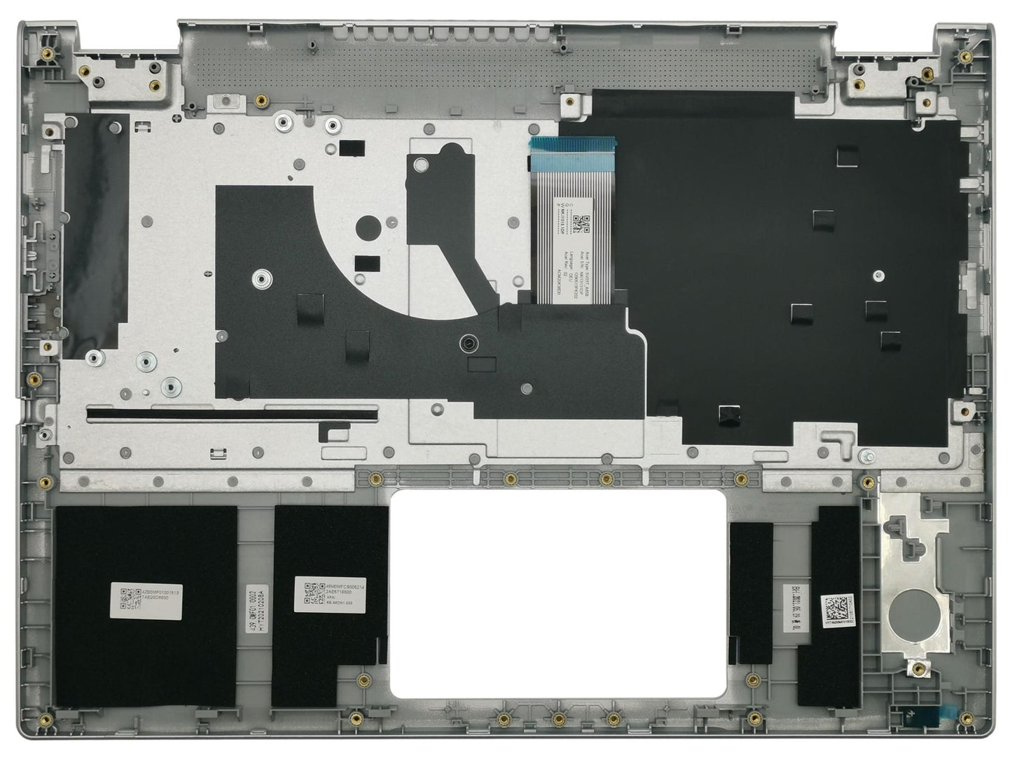 Acer Spin SP313-51N Palmrest Cover Keyboard German Silver 6B.A6DN1.020