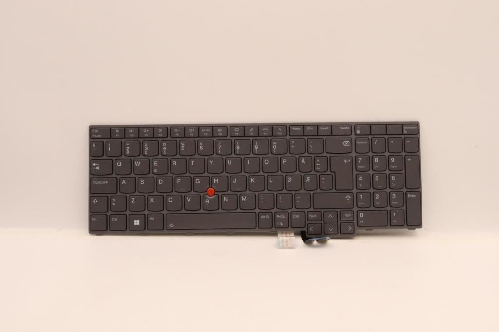 Lenovo ThinkPad P16 2 Keyboard Nordic Grey Backlit 5N21F39337