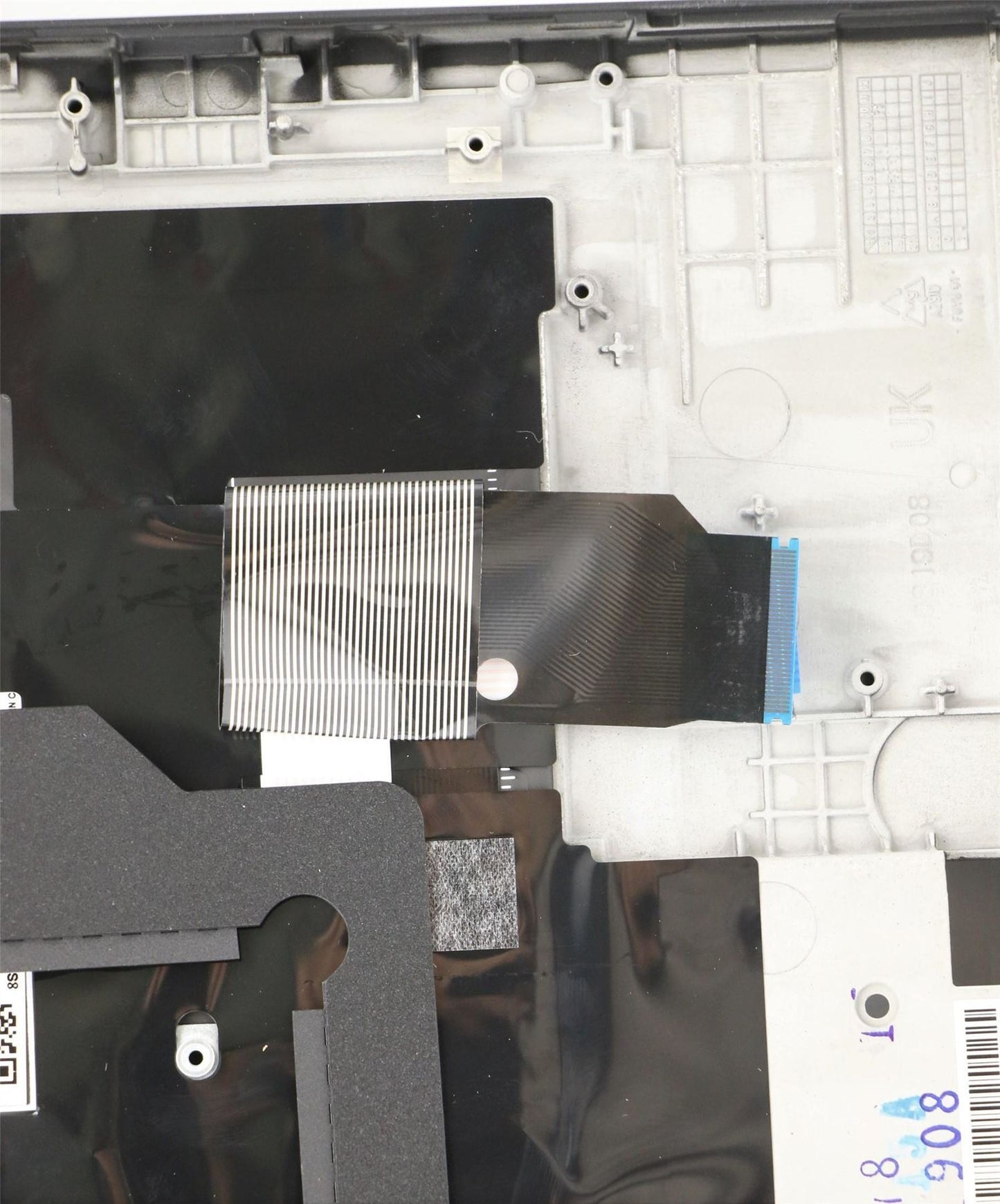 Lenovo Yoga X390 Keyboard Palmrest Top Cover Swiss Black 02HL656