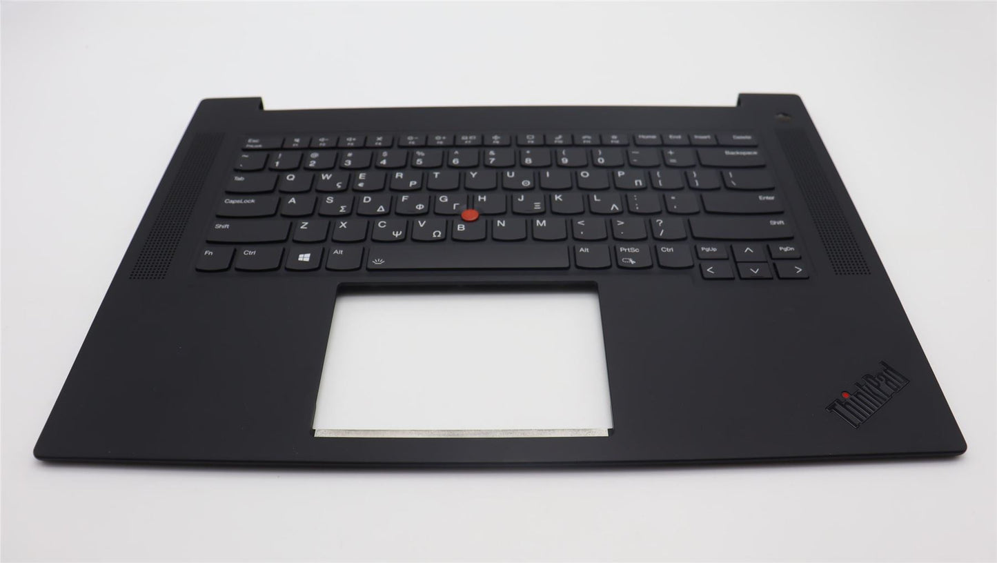 Lenovo ThinkPad P1 Gen 6 Keyboard Palmrest Top Cover Greek US Black 5M11L89043