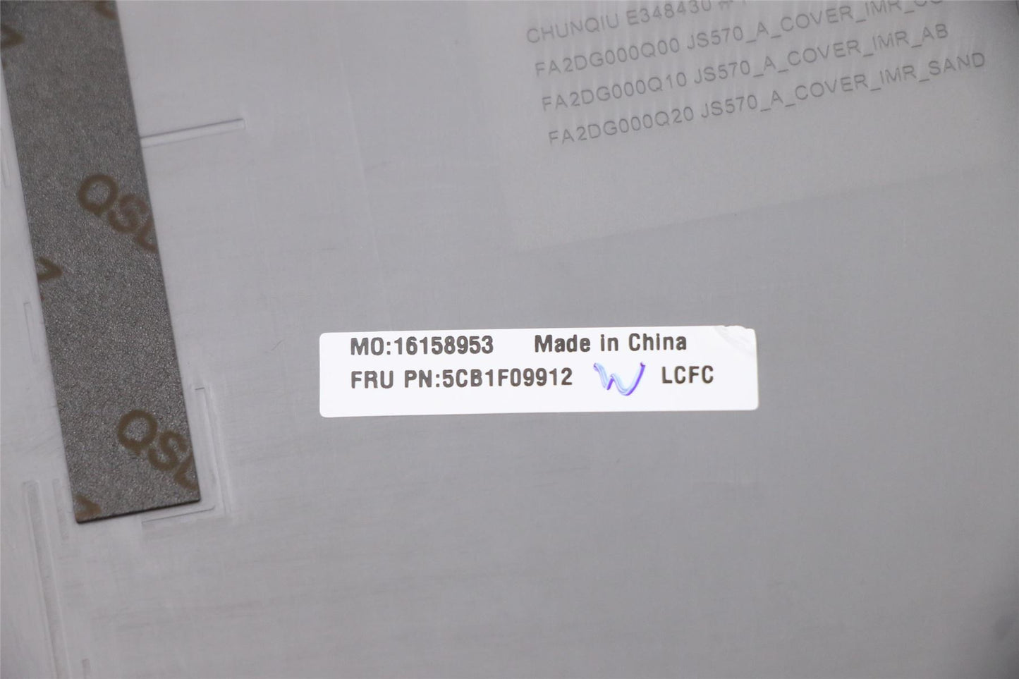 Lenovo IdeaPad 1-15IJL7 1 15IAU7 LCD Cover Rear Back Housing Silver 5CB1F09912