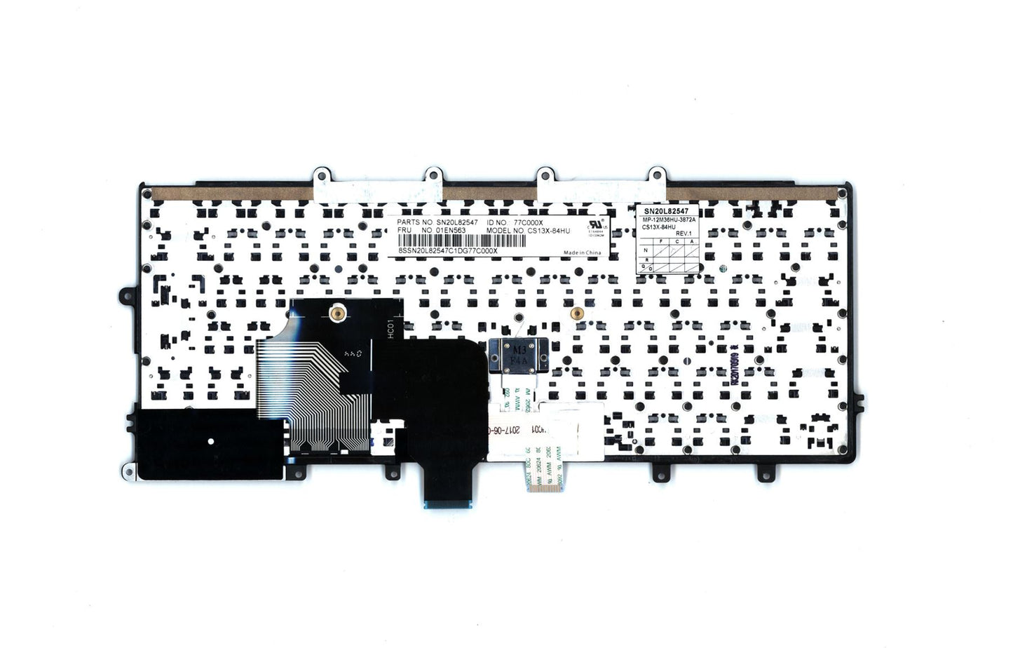 Lenovo ThinkPad X270 A275 Keyboard Hungarian Black 01EN563