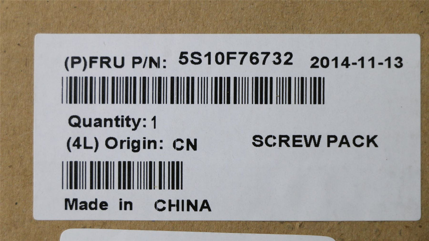 Lenovo SCREW Screw Pack W Flex2-14 5S10F76732