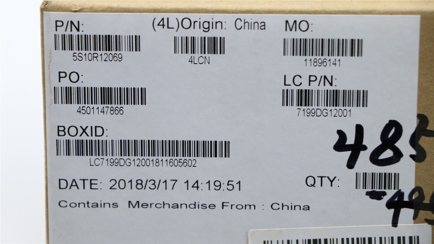 Lenovo 5S10R12069 SCREW Screw L 81EU 1.6D 2.5L K 3.5D 0.3T