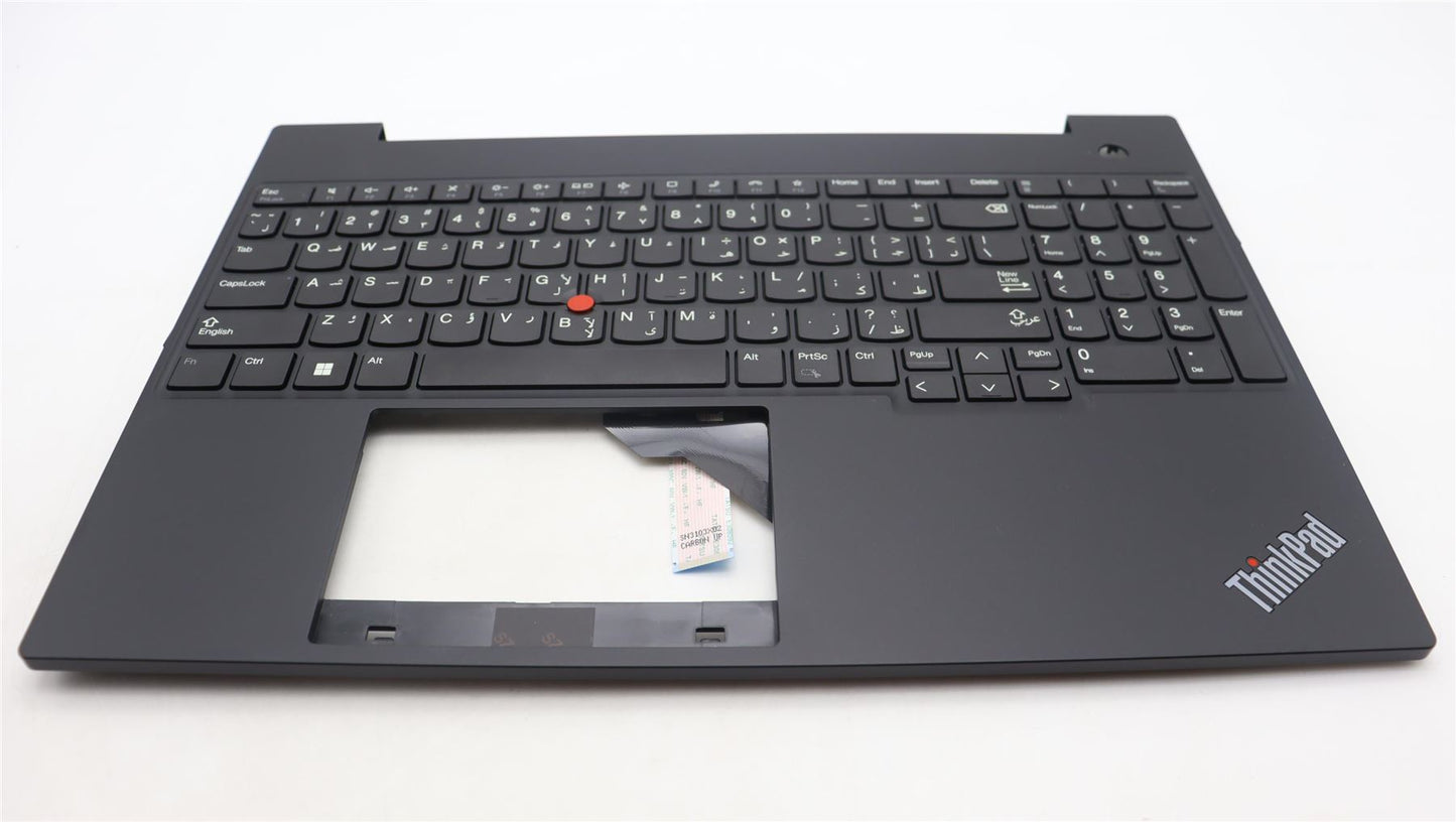 Lenovo ThinkPad E16 Gen 1 Palmrest Cover Keyboard Arabic Black 5M11H94754