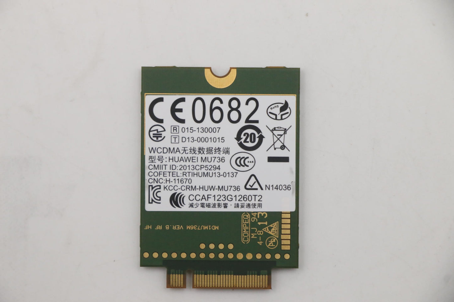 Lenovo Huawei MU736 WCDMA NGFF WOW WWAN Board 20200465