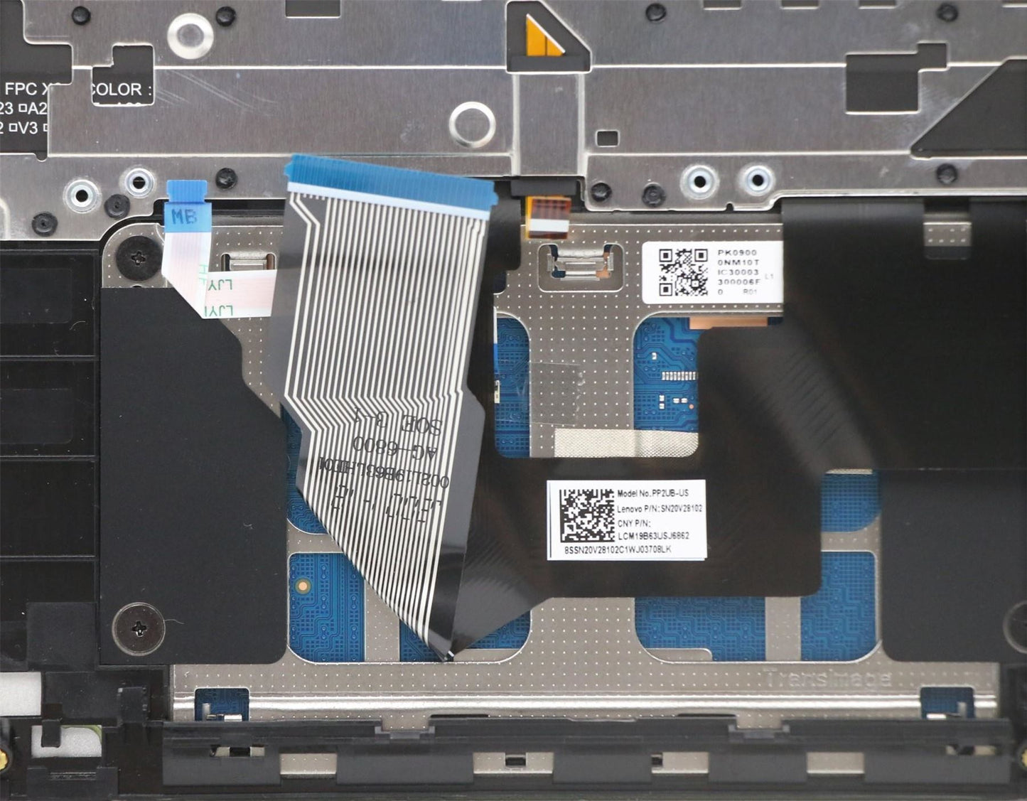 Lenovo Upper Case ASM_US L81XD SR 5CB0W43678