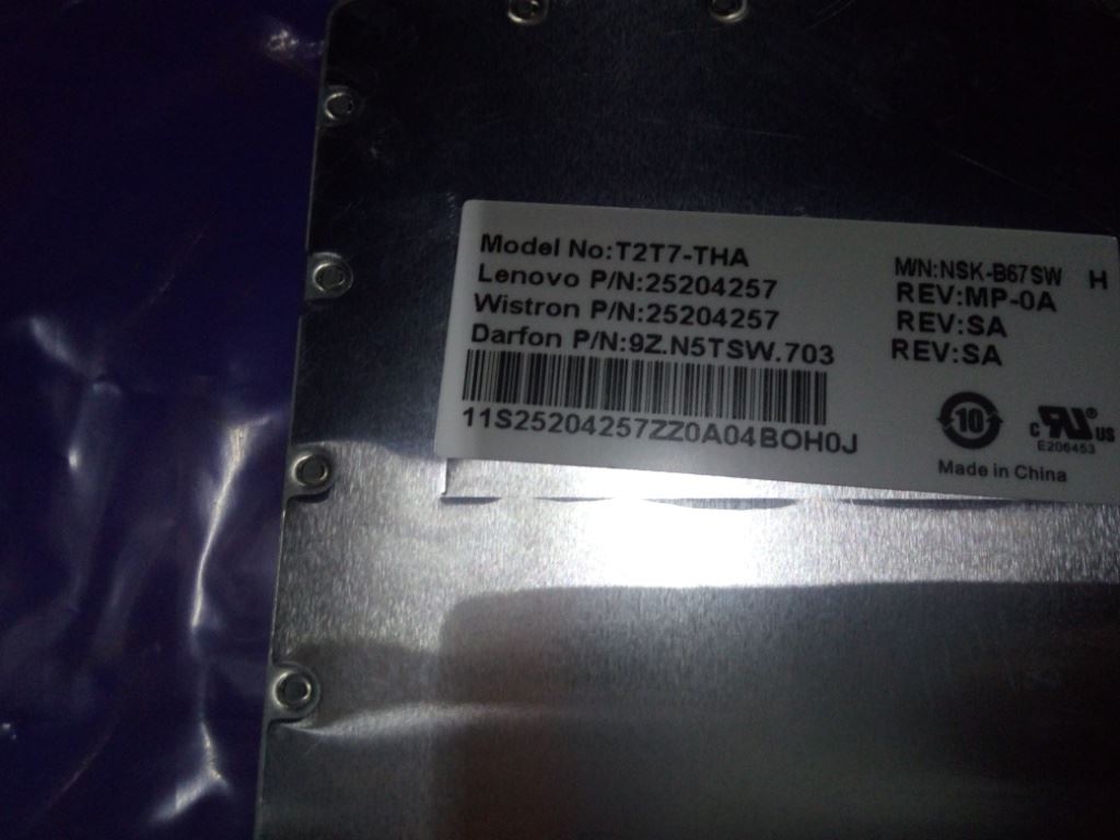 Lenovo DFT2T7 Thailand84KeyGrey frame KBD Keyboard 25204257